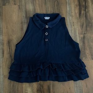 Miu Miu Collared Tank Too